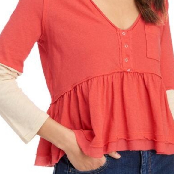 FREE PEOPLE Mixed Heart of Mine Top - Picture 5 of 8